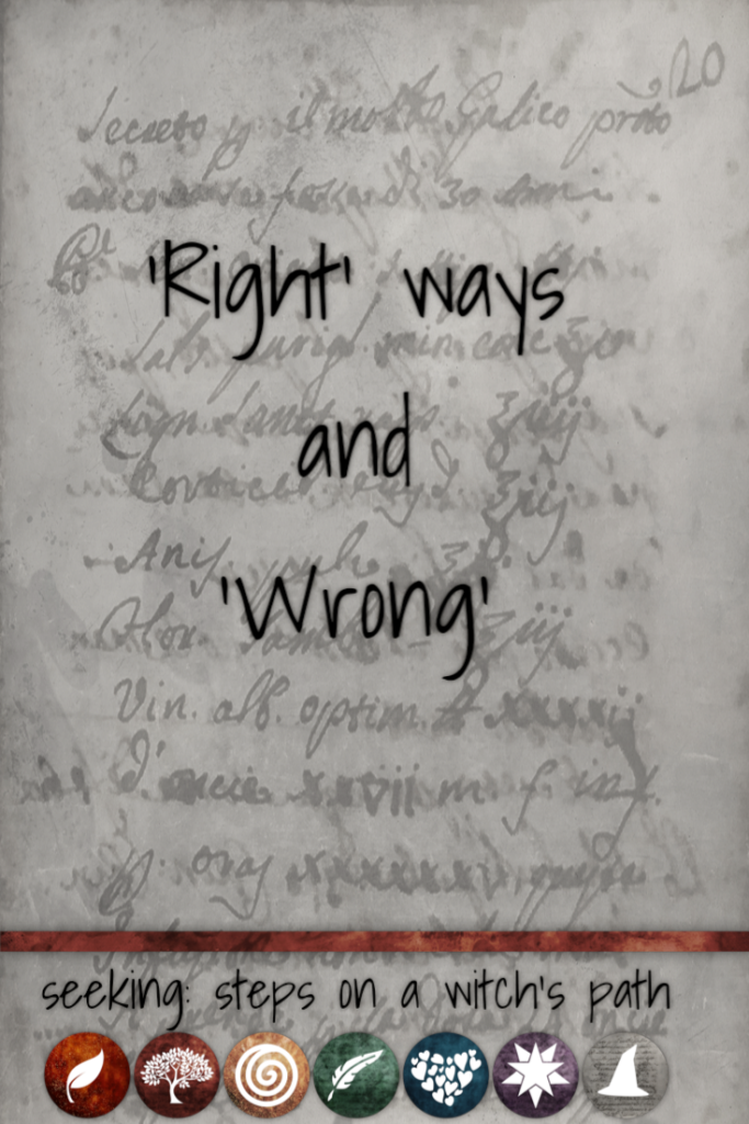 Title card: Right ways and wrong. 