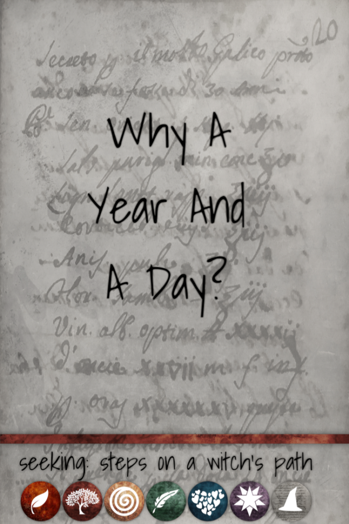 Title card: Why a year and a day? 