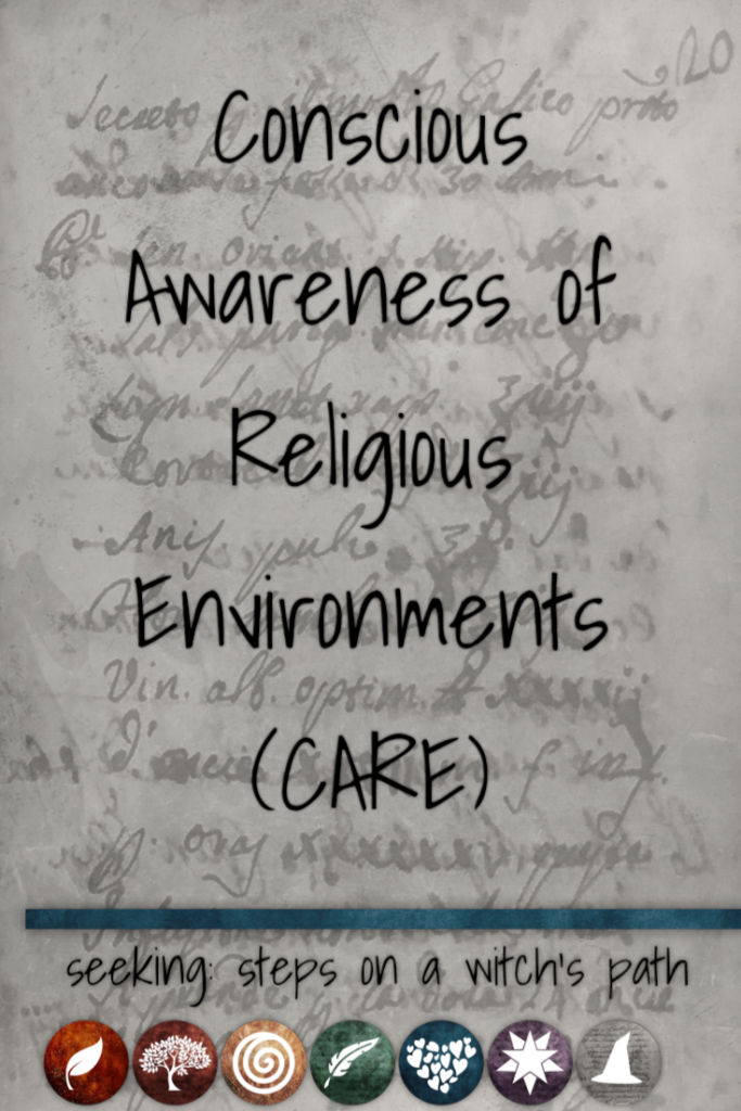 Title card: Conscious Awareness of Religious Environments (CARE) 