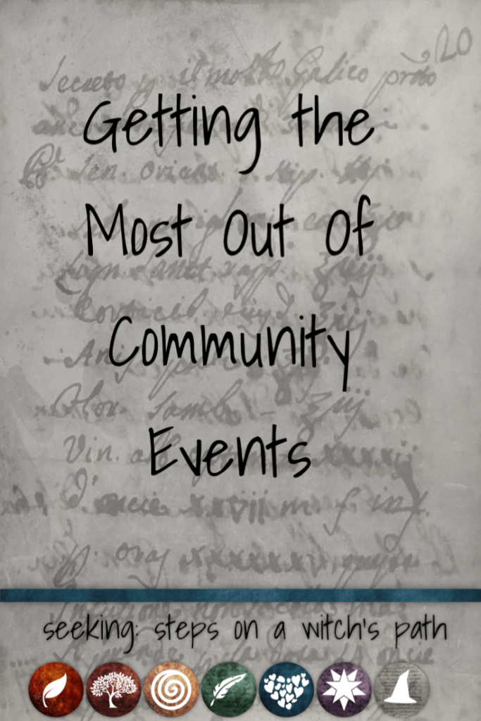 Title card: Getting the most out of community events.