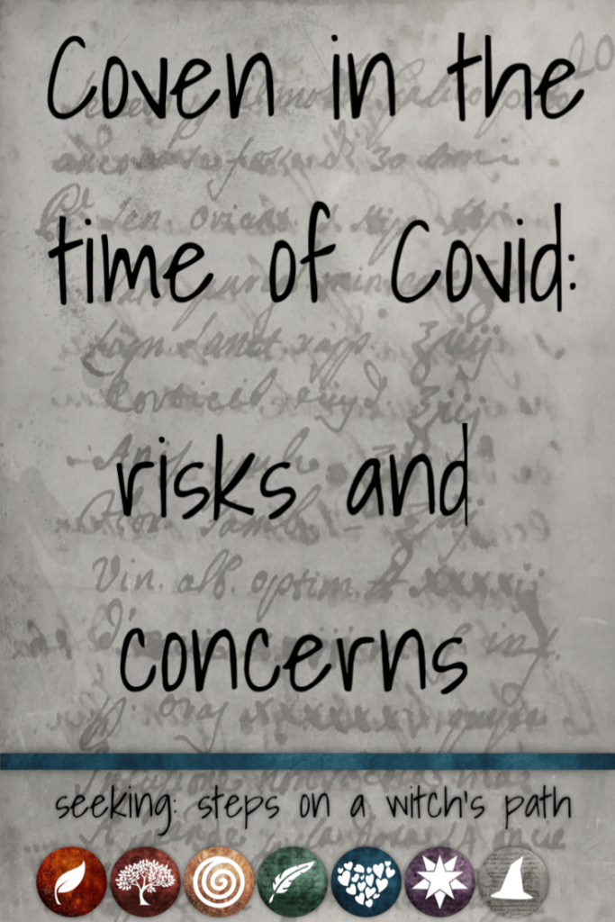 Title image: Coven in the time of Covid - risks and concerns
