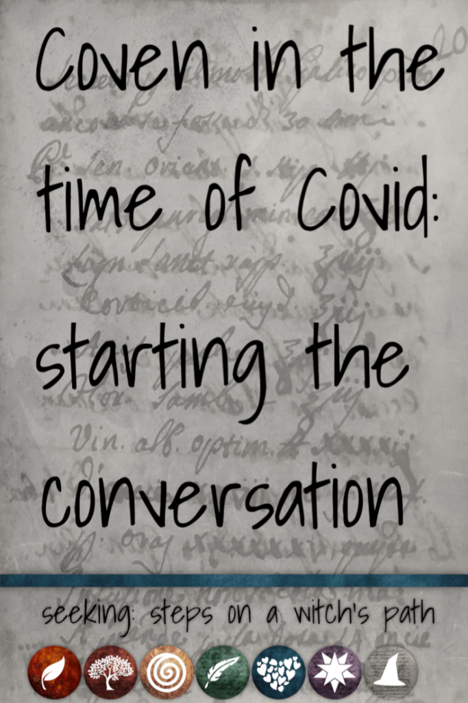 Title card: Coven in the time of Covid: starting the conversation