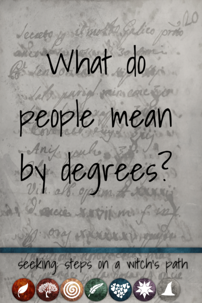 Title card: What do people mean by degrees? 