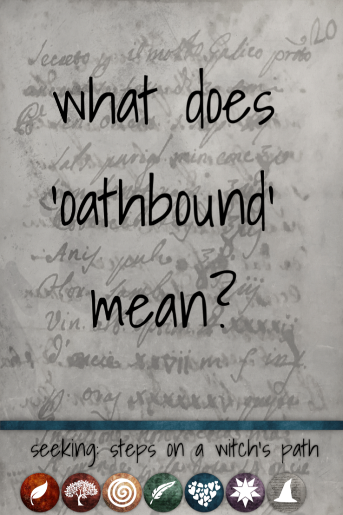 Title card: What does oathbound mean? 