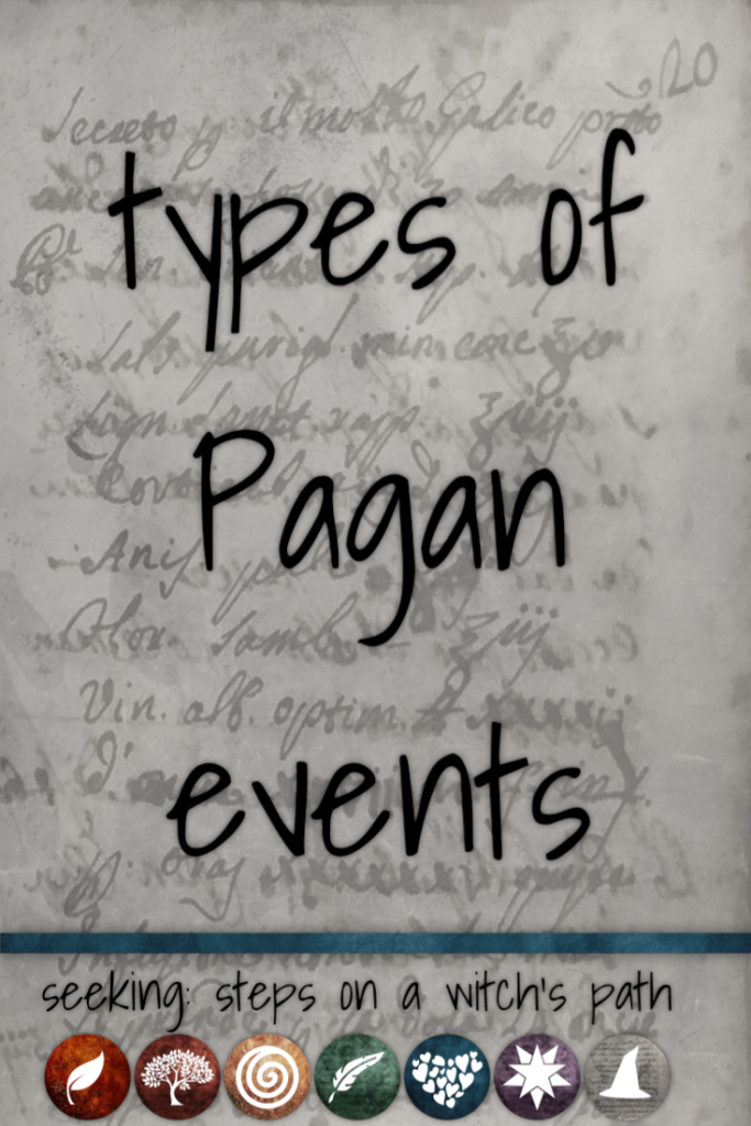 Title card: types of Pagan events