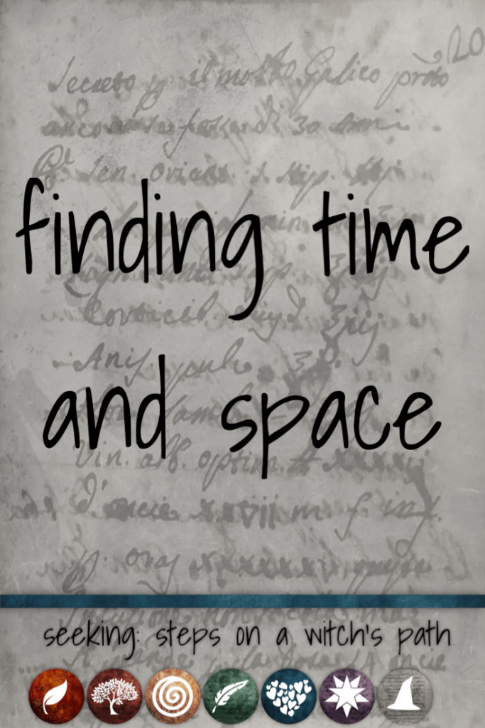 Title card: Finding time and space.