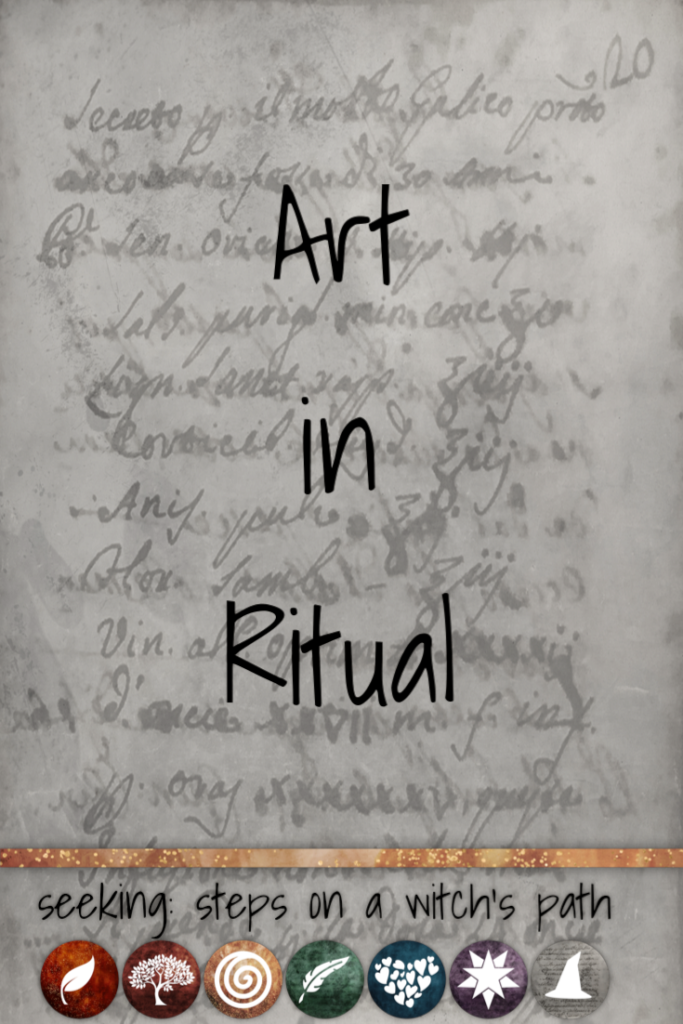 Title card: Art in ritual