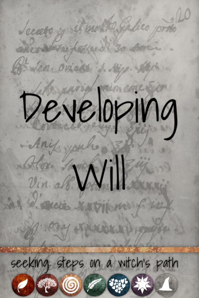 Title card: Developing will