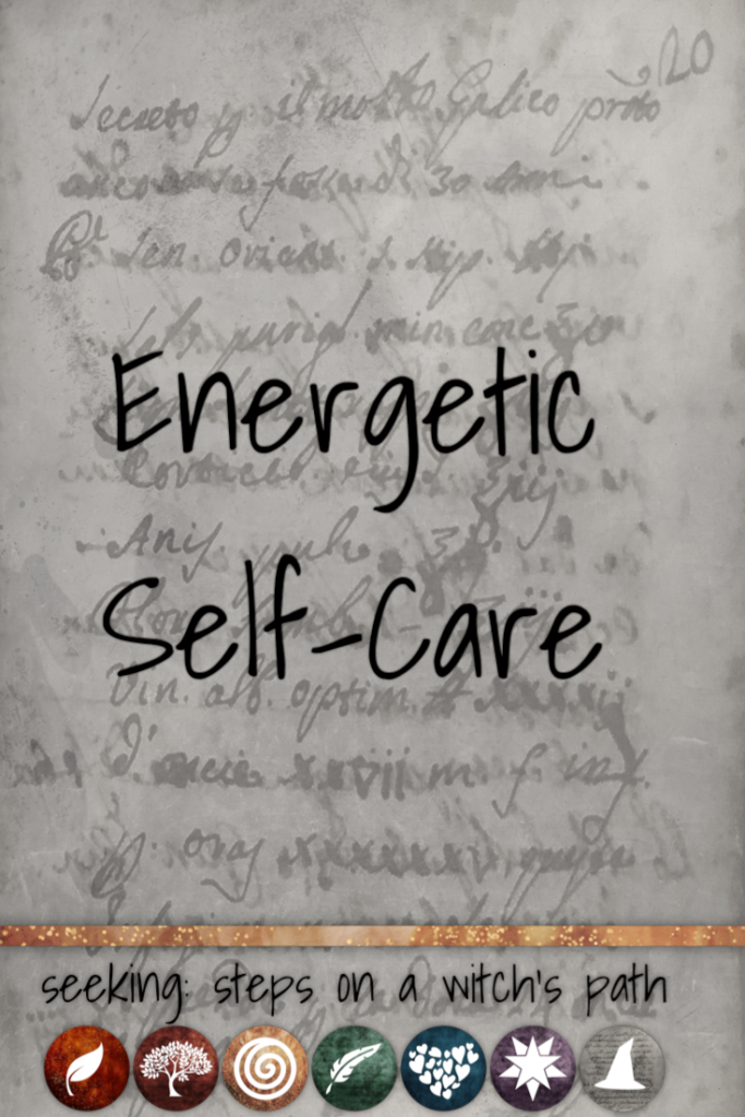 Title card: Energetic self-care.