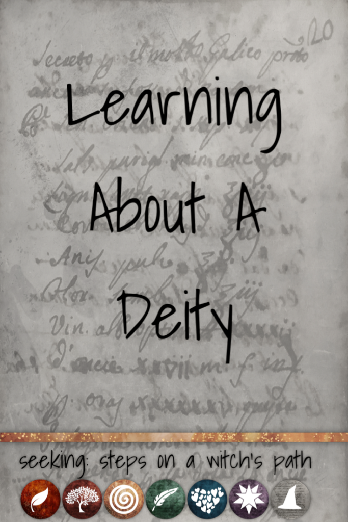 Title card: Learning about a deity