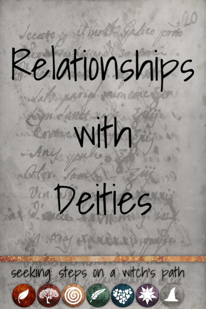 Title card: Relationships with deities