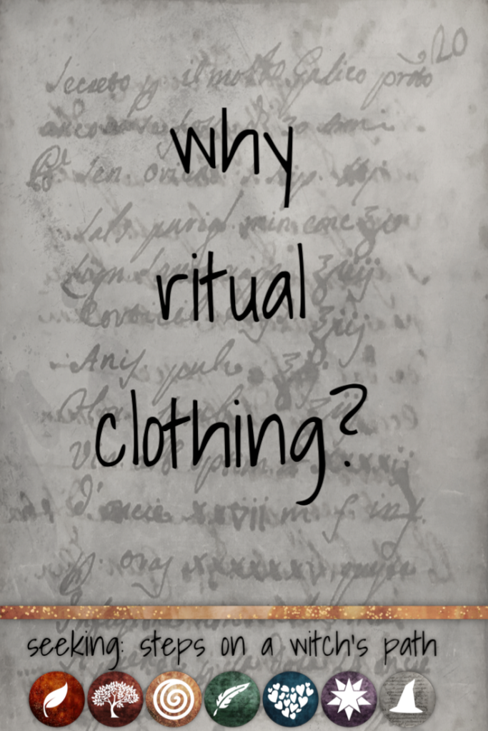 Title card: Why ritual clothing? 