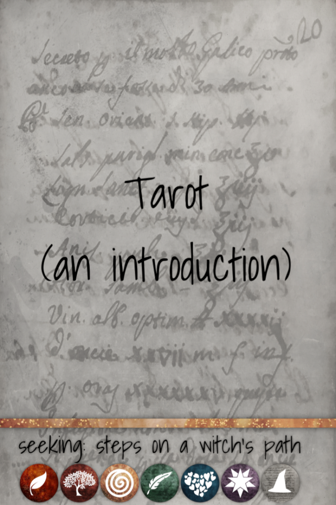 Title card: Tarot (an introduction)