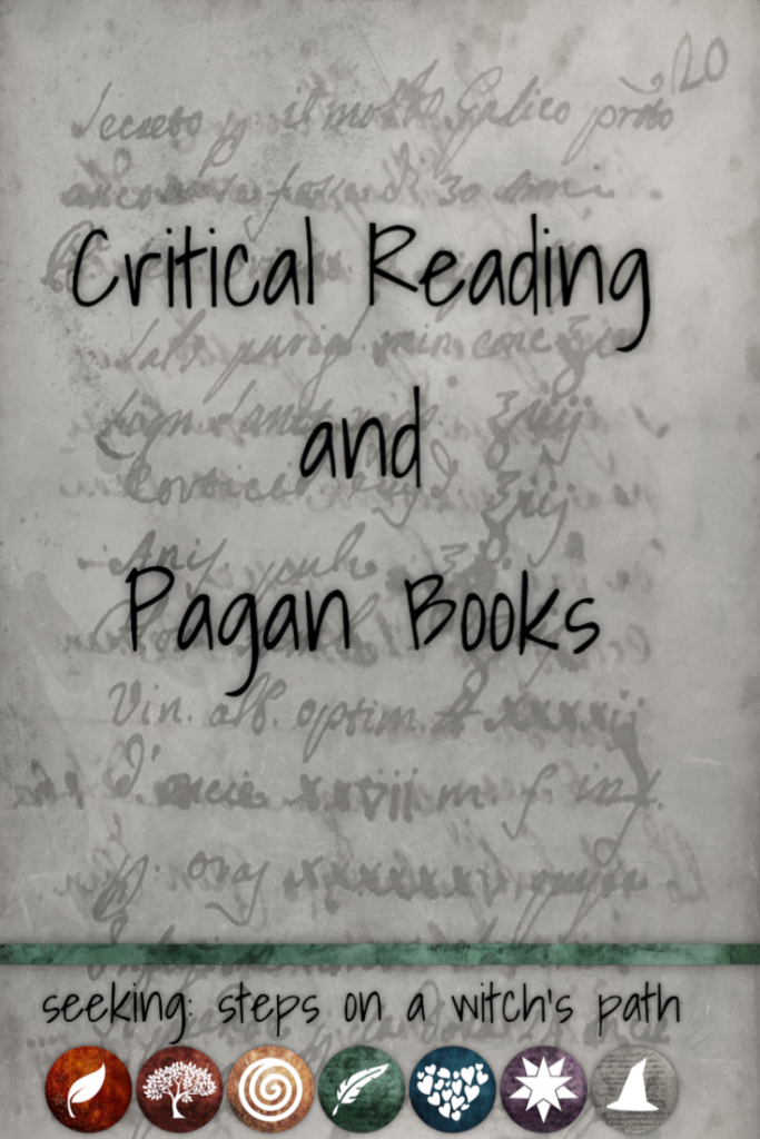 Title card: Critical reading and Pagan books