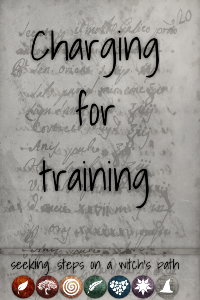 Title card: charging for training
