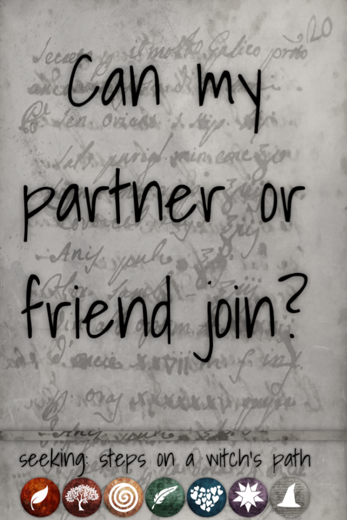 Title card: Can my partner or friend join?
