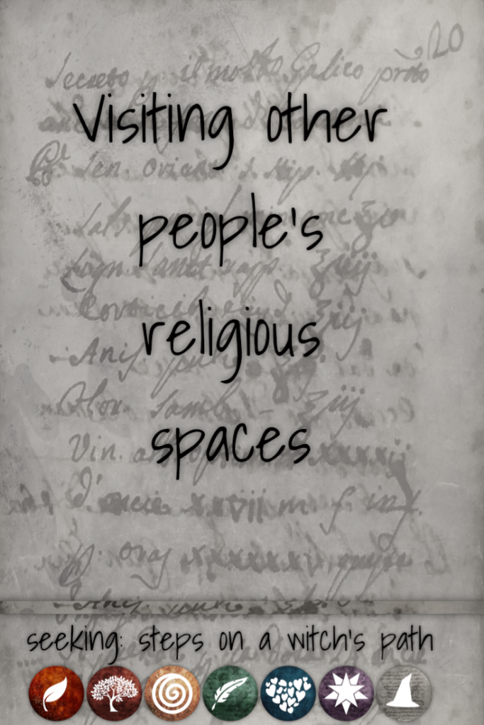Title card: Visiting other people's religious spaces